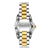 Marlow Miller Stainless steel goldplated bicolor heren horloge set met armband