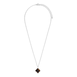 LuLu Jewels stainless steel ketting met tijgeroog voor dames