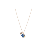 Goldfarbenes Bijoux-bff-Set mit Blumen