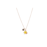 Goldfarbenes Bijoux-bff-Set mit Blumen