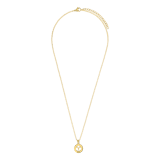 Stainless steel goldplated ketting met hanger sterrenbeeld Ram voor dames