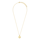Stainless steel goldplated ketting met hanger sterrenbeeld Weegschaal voor dames
