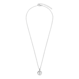 Stainless steel ketting met letter - R