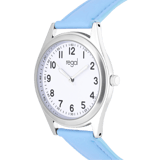 Regal Dames Horloge Blauw PU leer Analoog