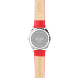 Regal Dames Horloge rood PU leer Analoog