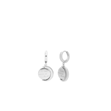 Guess stainless steel oorringen moon phases voor dames