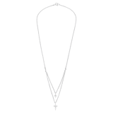 Silberne Layering-Halskette Sterne