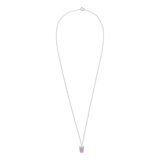 Zilveren ketting met hanger balletschoen