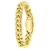 Vergoldetes Armband aus recyceltem Edelstahl