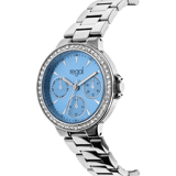 Regal Dames Horloge Zilverkleurig cadeauset met Gratis Ketting