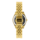 Regal Armbanduhr mit goldfarbenem Armband aus Edelstahl