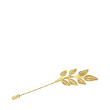 Goldfarbene Bijoux-Brosche, Blatt