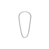 Stainless steel ketting met gourmetschakel