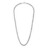 Stainless steel ketting met koningsschakel