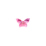 Haarklammer Schmetterling, rosa