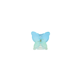 Haarklammer Schmetterling,  blau/grün