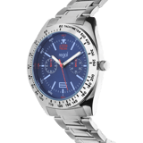 Regal heren horloge met stalen kast