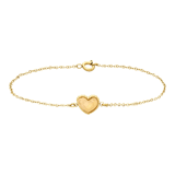 Erfolgreiches Geschenk – Vergoldetes Armband aus Edelstahl mit Rosenquarz auf der Karte