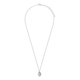 Zilveren ketting met hanger schild
