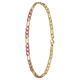 Stainless steel goldplated enkelbandje voor dames