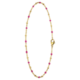 Stainless steel goldplated enkelbandje voor dames