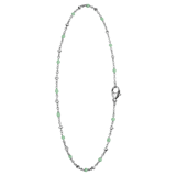 Fußkettchen aus recyceltem Edelstahl, Saturn