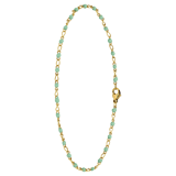 Stainless steel goldplated enkelbandje voor dames
