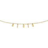 Armband aus Edelstahl, vergoldet, mit Mondstein