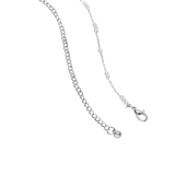 Bijoux zilverkleurige bodychain met parel voor dames