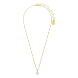 Goldfarbenes Modeschmuckset, rund