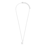 Stainless steel ketting letter H