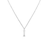 Stainless steel ketting letter I