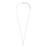 Stainless steel ketting letter P