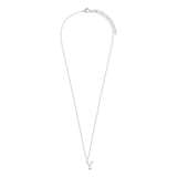 Stainless steel ketting letter Y