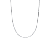 Tenniskette aus Edelstahl mit Strassbesatz