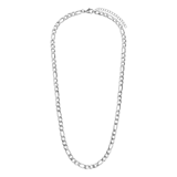 Halskette aus Edelstahl, mit Figaroglied, 5 mm