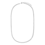 Stainless steel schakelketting 4mm voor dames
