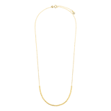14 karaat gouden collier diamond cut voor dames