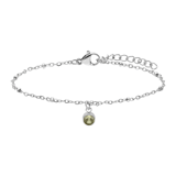 Stainless steel armband geboortesteen november