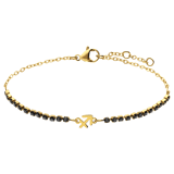 Tennisarmband aus Edelstahl, vergoldet, Schütze/Sagittarius