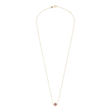 Halskette aus 585 Gelbgold mit Geburtsstein-Anhänger, Juni