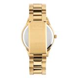 Q&Q goudkleurig stainless steel herenhorloge C10A-052PY