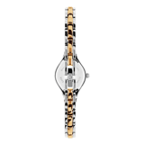 Q&Q Damenarmbanduhr aus zweifarbigem Edelstahl F13A-003PY