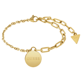 Guess Armband aus Edelstahl, vergoldet, ROLLING HEARTS