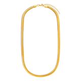 Stainless steel goldplated ketting voor dames