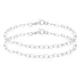 Armbänder aus Edelstahl, Mutter/Tochter, Herz