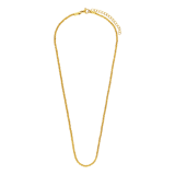 Stainless steel goldplated ketting voor dames