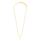 Myla stainless steel goldplated ketting met parel voor dames