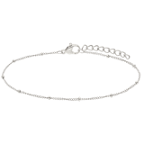 Armbandset aus Edelstahl mit Perle