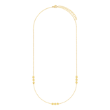 Stainless steel goldplated ketting met hanger voor dames